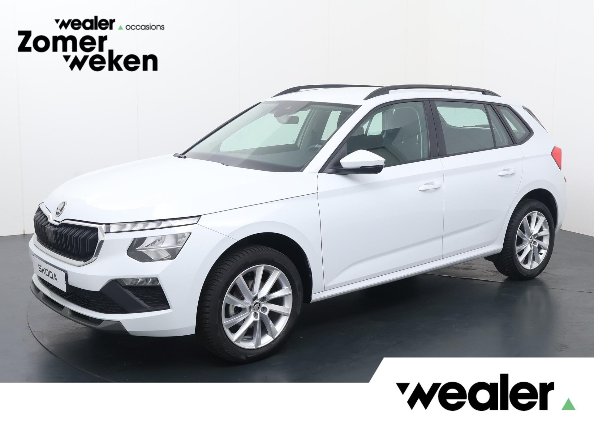Skoda Kamiq 1.0 TSI Selection | 115 PK | Cruisecontrol | App, Auto's, Stof, Gebruikt, Euro 6, Wit