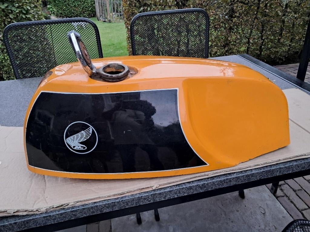 Dunstall benzine tank, Ophalen, Gebruikt