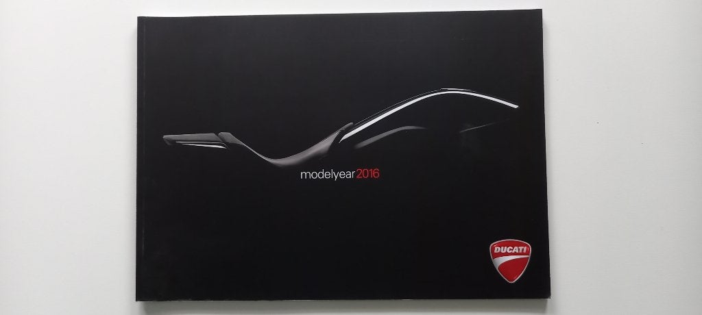 Folder Ducati modellen 2016, Motoren, Ophalen of Verzenden, Ducati