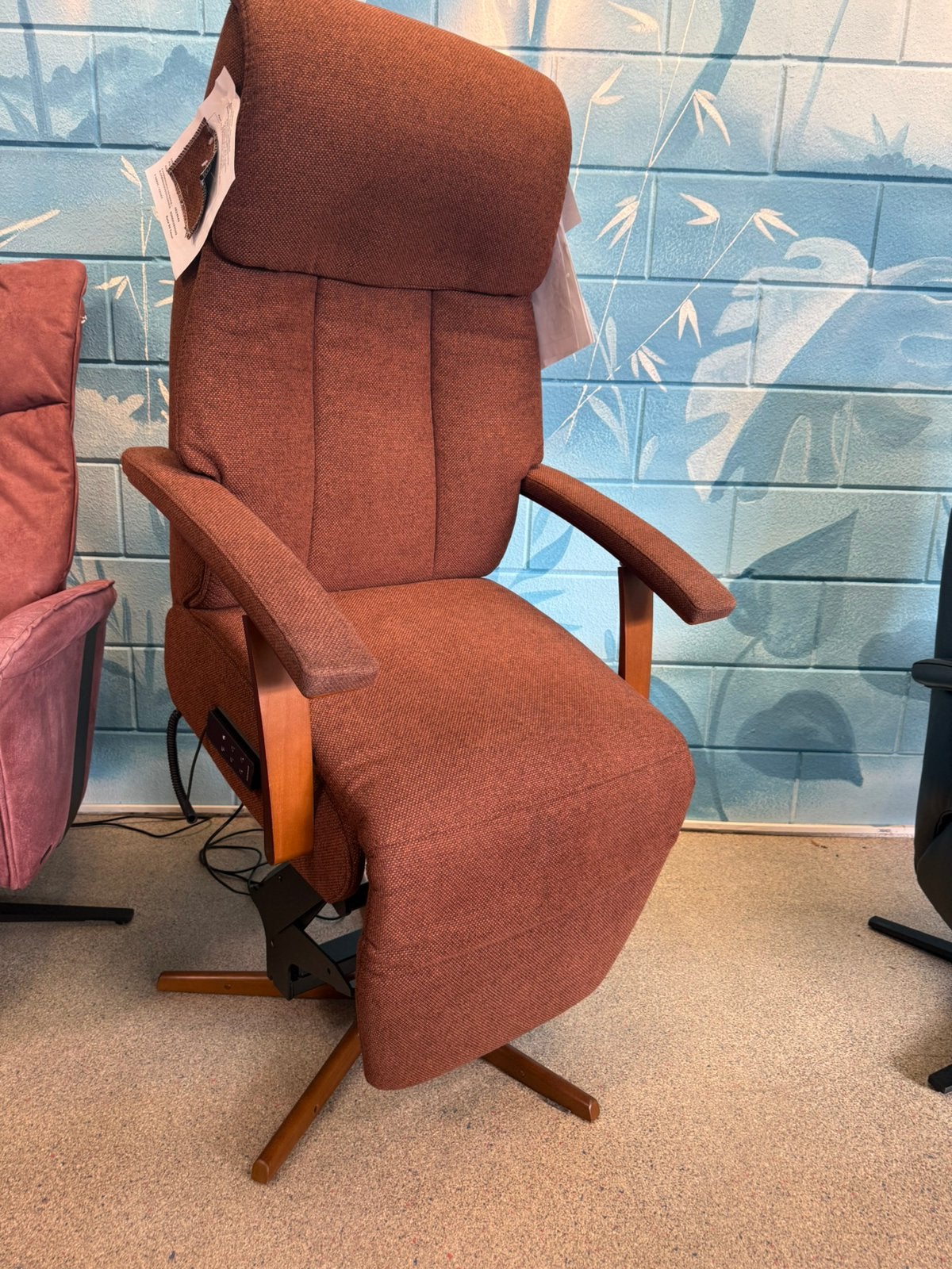 Prominent sta op stoel relax fauteuil met bon en garantie, Ophalen of Verzenden, Nieuw, Stof, Gratis bezorging regio Utrecht