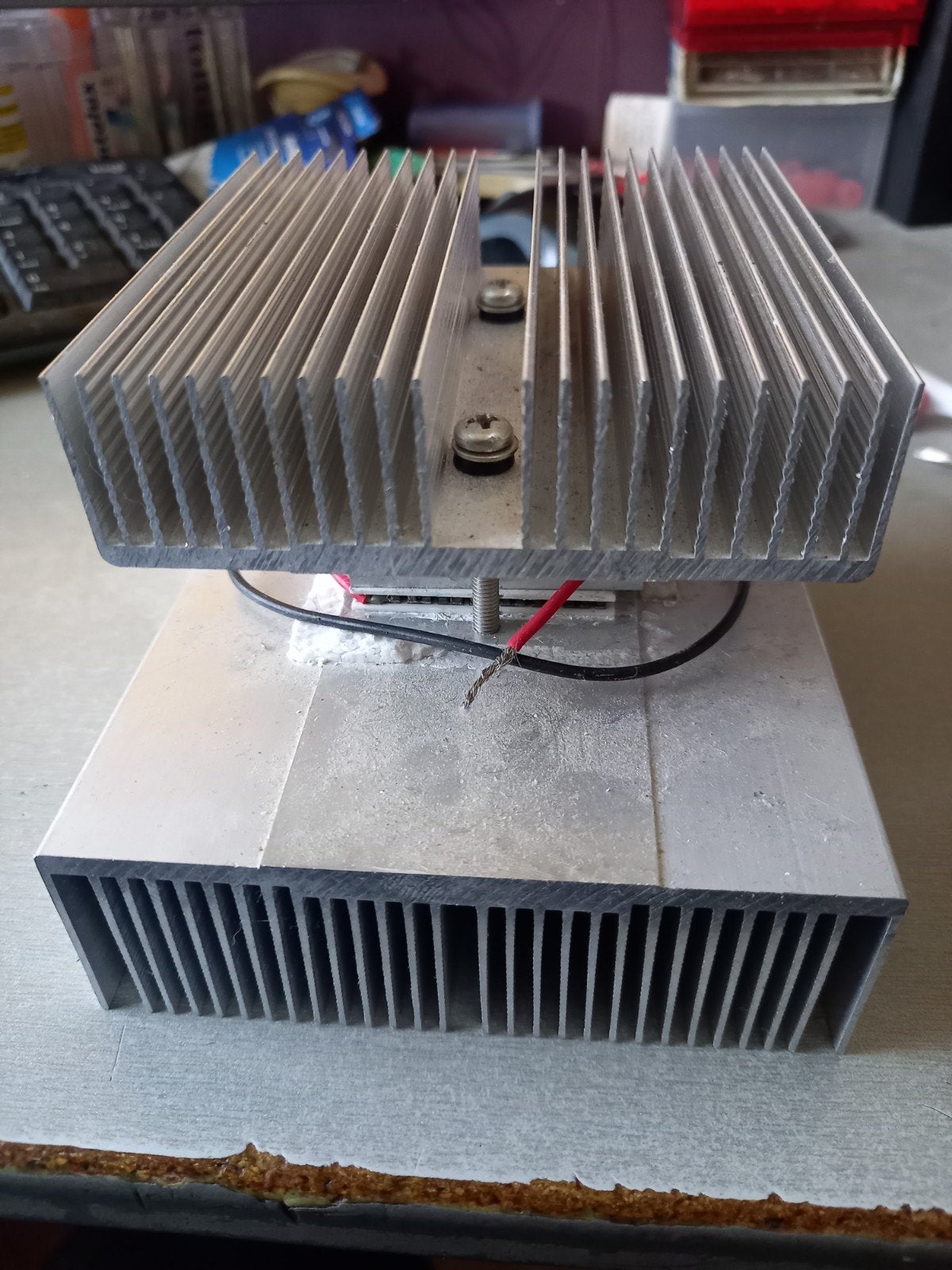 Peltier element met koelblok en ventilator, Witgoed en Apparatuur, Ophalen of Verzenden, Gebruikt