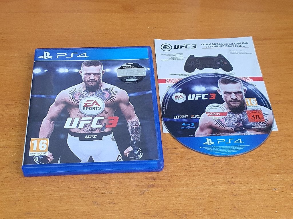 PS4 | EA Sports UFC 3, Spelcomputers en Games, Games | Sony PlayStation 4, Gebruikt, 2 spelers, Ophalen of Verzenden, Vanaf 3 jaar
