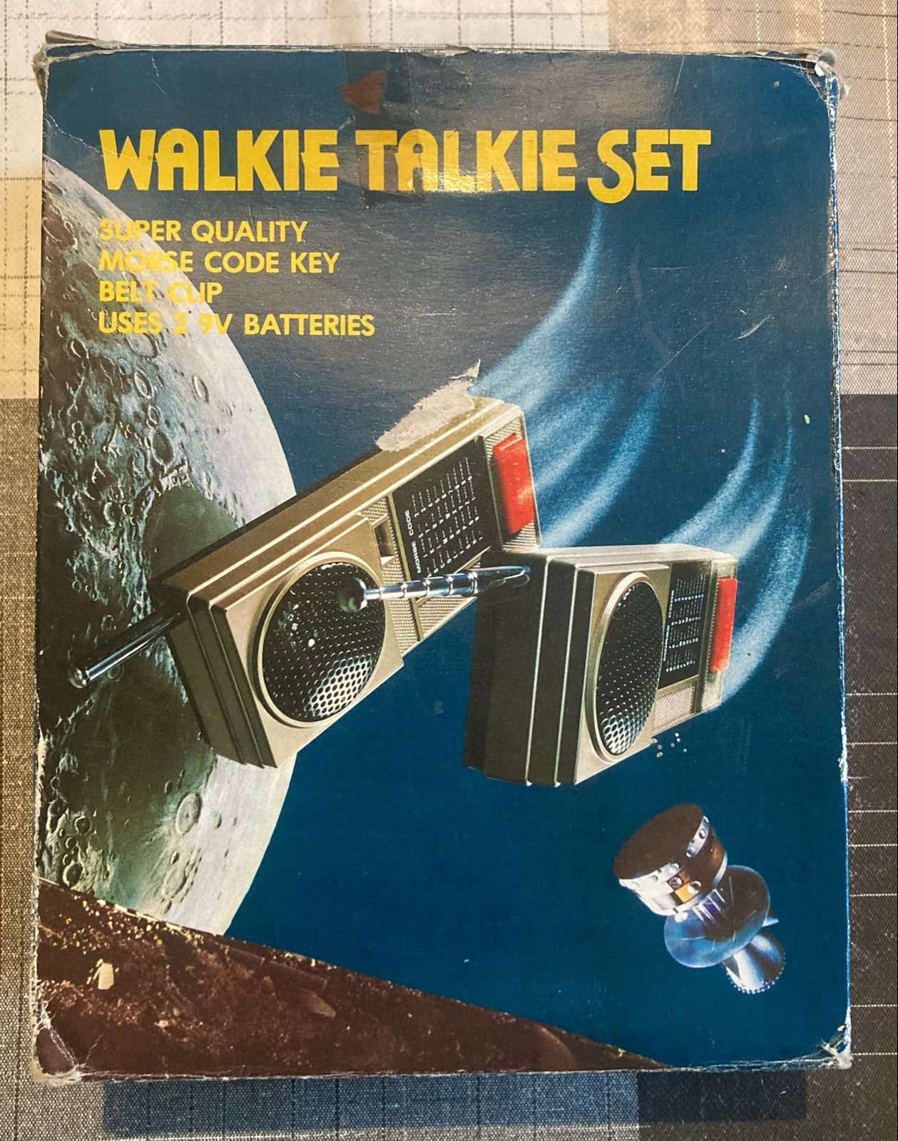 Vintage Walkietalkie set - Zoldervondst Zeeland, Telecommunicatie, Portofoons en Walkie-talkies, Ophalen of Verzenden, Gebruikt