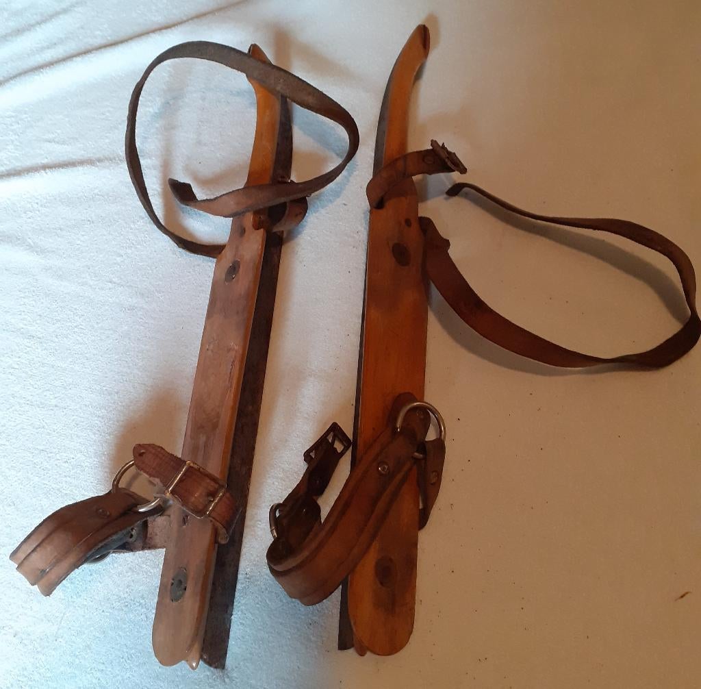 Friese doorlopers Schaatsen hout Maat 43 E VONK OUDESCHOOT, Overige merken, Gebruikt, Friese doorlopers, Ophalen of Verzenden