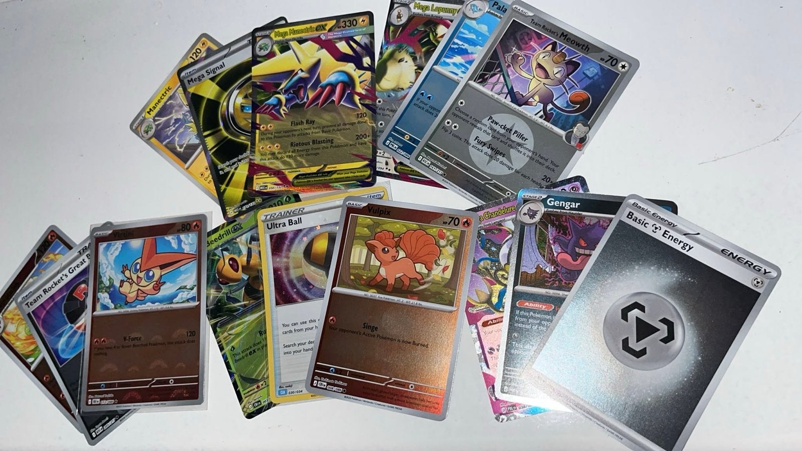 Diverse Pokémon Kaarten Collectie -, Ophalen of Verzenden, Gebruikt, Meerdere kaarten, Foil
