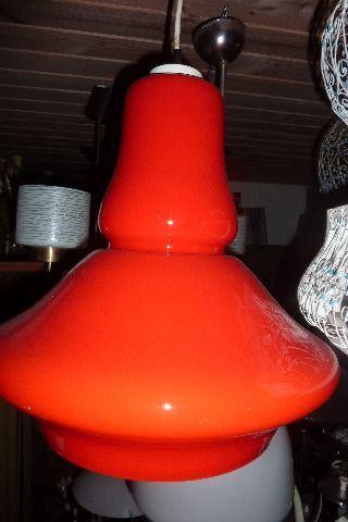 HANGLAMPSIXTIES,ZEVENTIES,SPACE AGE,POP,VINTAGE, Huis en Inrichting, Gebruikt, 50 tot 75 cm, Ophalen of Verzenden, Glas