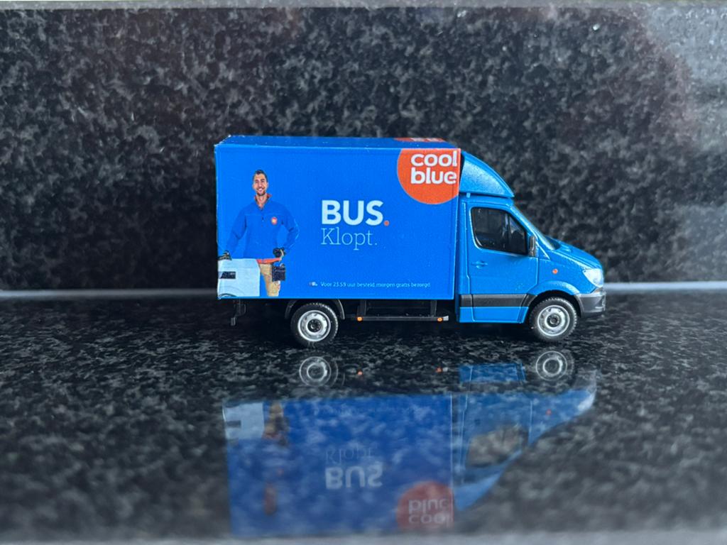 Decals transfer logo set Coolblue bus klopt bezorgauto 1:87, Verzenden, Nieuw