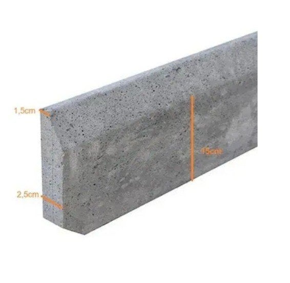 Boordsteen grijs 2,5x20x100 (20 stuks), Ophalen, 100 tot 200 cm, Nieuw, Minder dan 25 cm
