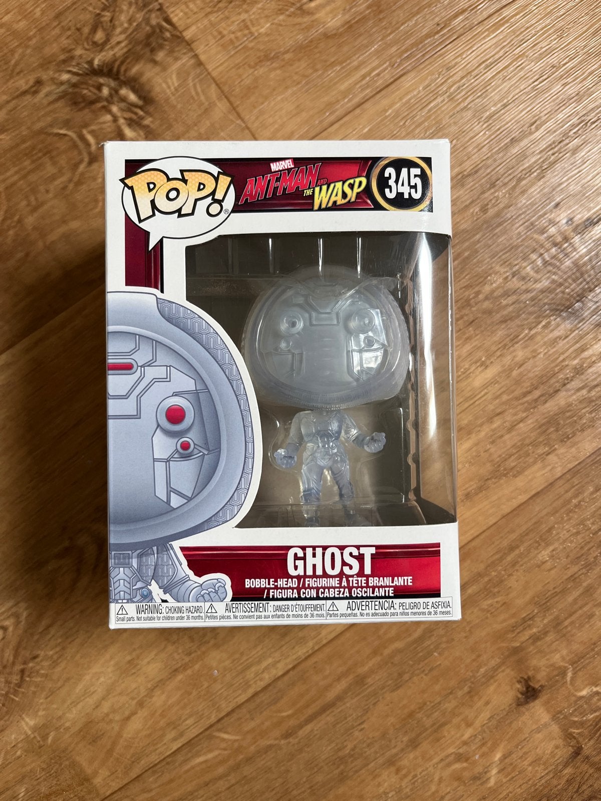 Funko Pop! Marvel Ant-Man and the Wasp Ghost #345, Ophalen of Verzenden, Nieuw