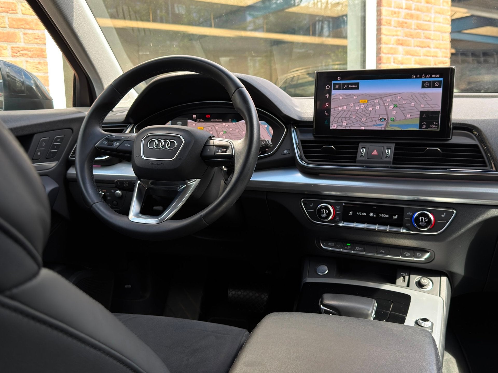 Audi Q5 Sportback 50 TFSI e S edition | HUD | B&O | Navi | A, Auto's, Audi, 14 kWh, Gebruikt, Zwart, 4 cilinders
