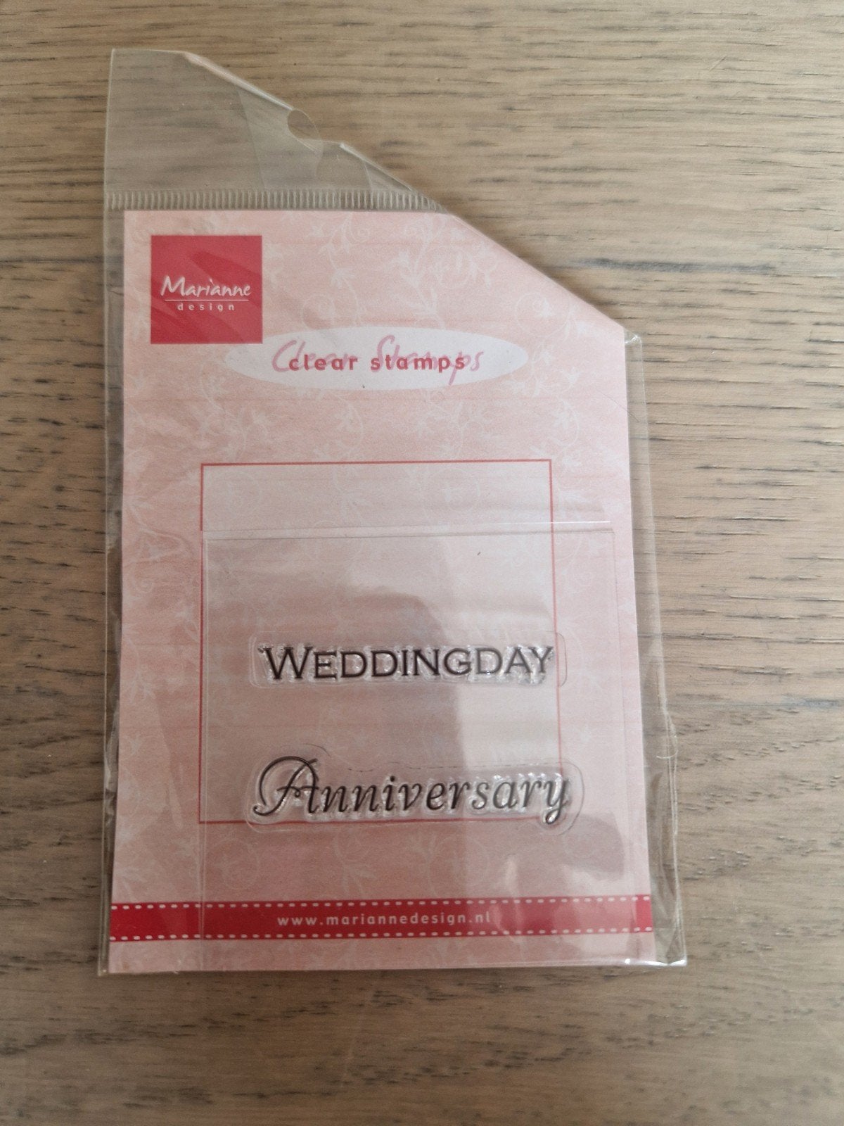 Marianne Design Clearstamps - Weddingday & Anniversary, Ophalen of Verzenden, Nieuw, Clearstamp