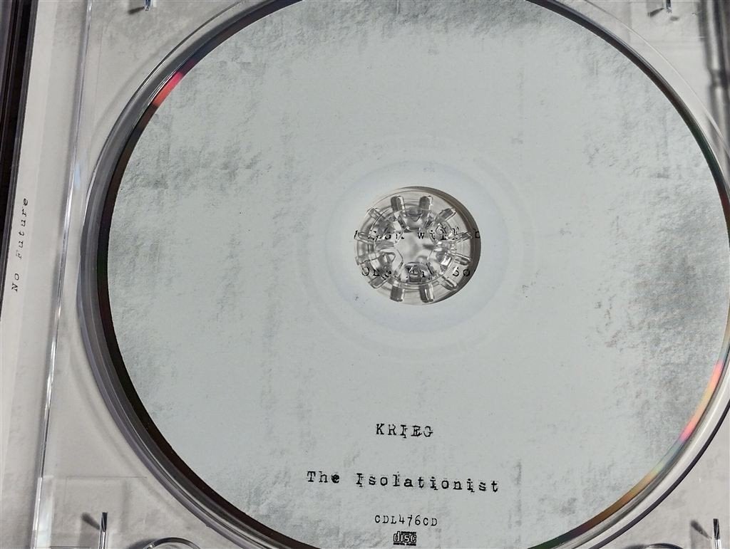 Krieg - The Isolationist, Ophalen of Verzenden, Zo goed als nieuw