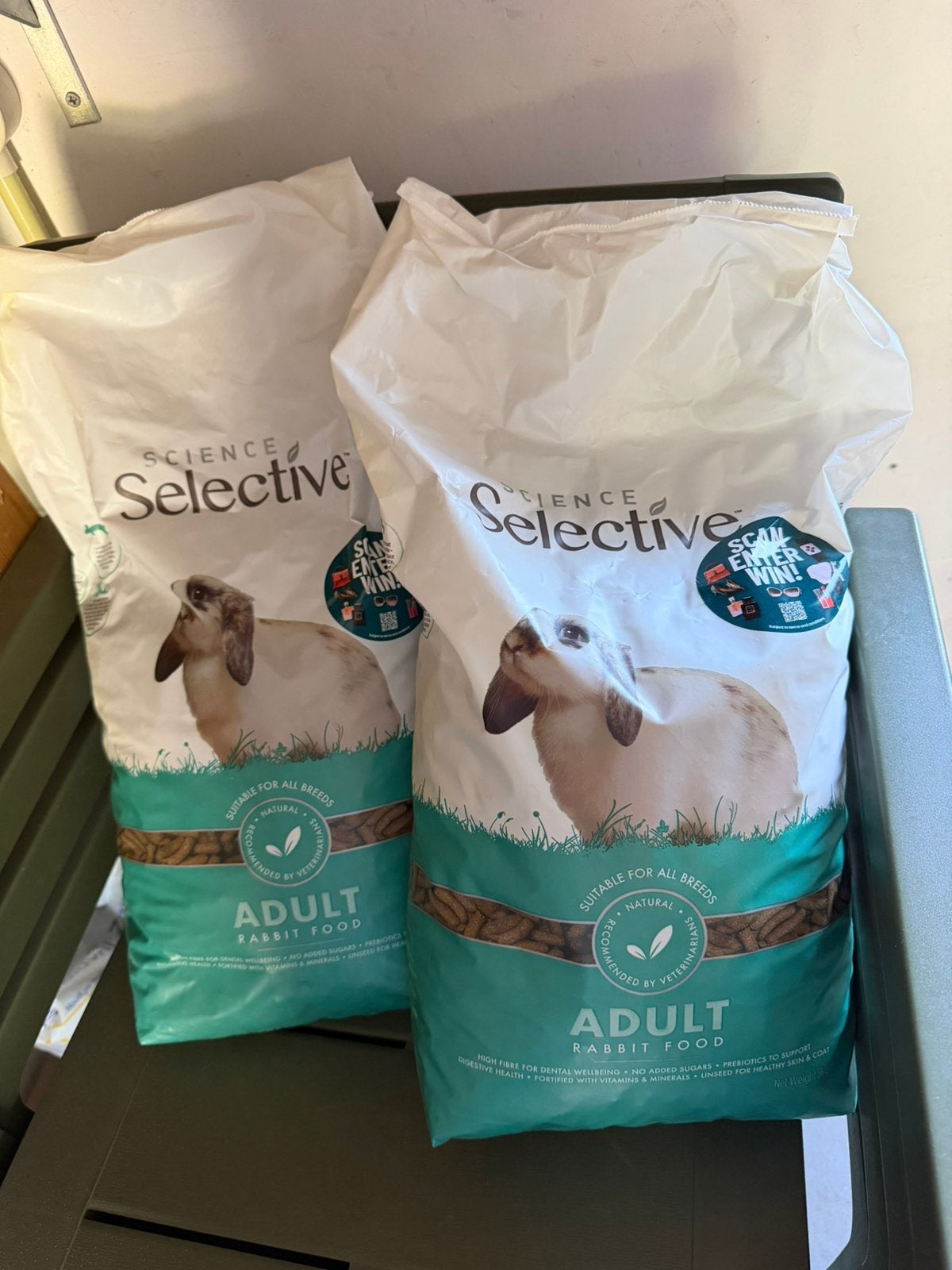 2x Zak Konijnenvoer 3kg Supreme Science Selective Adult, Ophalen, Knaagdier of Konijn