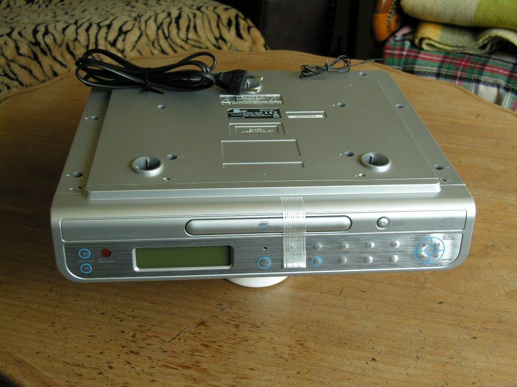 Onderbouw Klokradio/CD-speler, Nieuw, Minder dan 100 cm, Grijs, 25 tot 50 cm