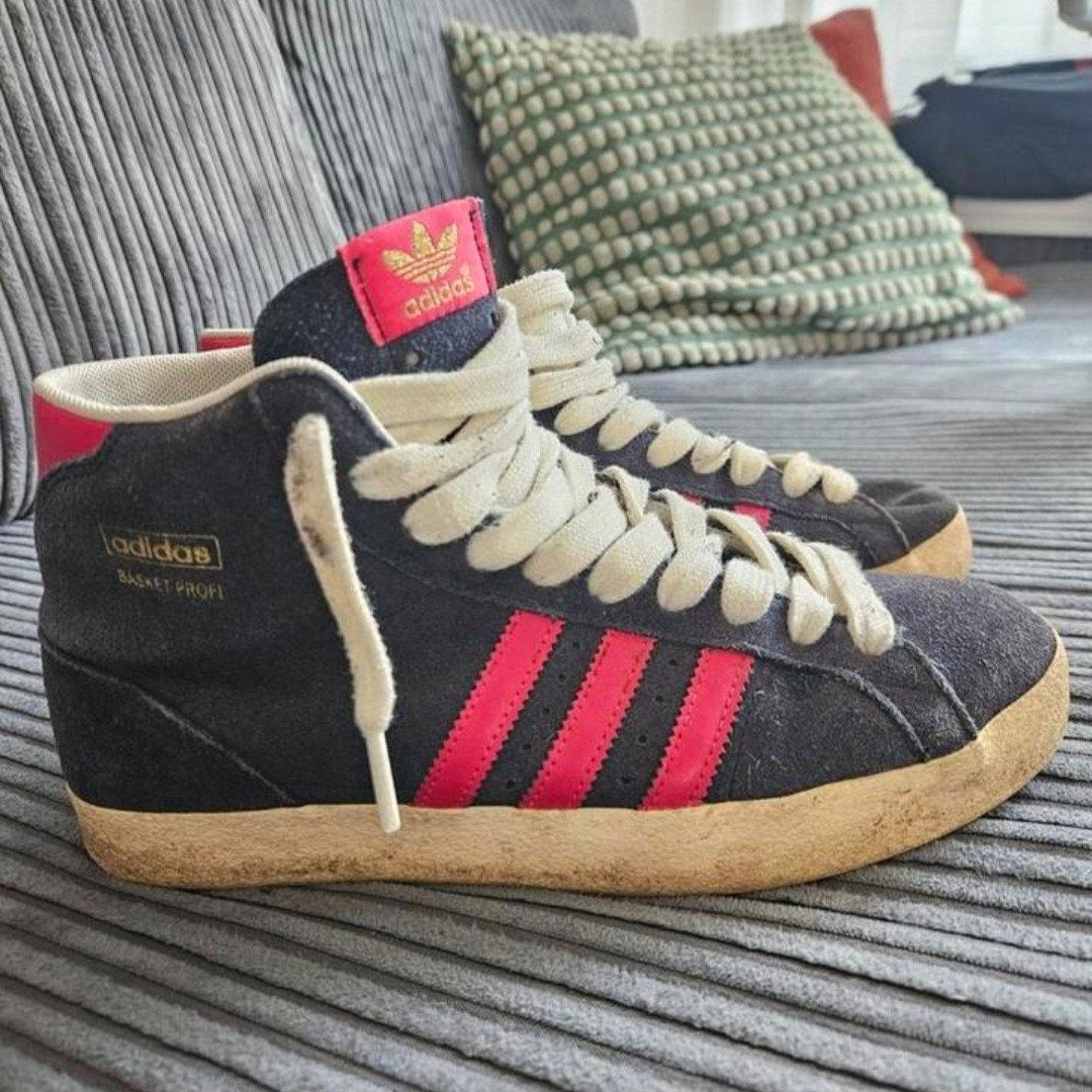 Vintage Adidas Basket Profi Sneakers - Maat 39 1/3, Kleding | Dames, Adidas, Zwart, Ophalen of Verzenden, Sneakers of Gympen