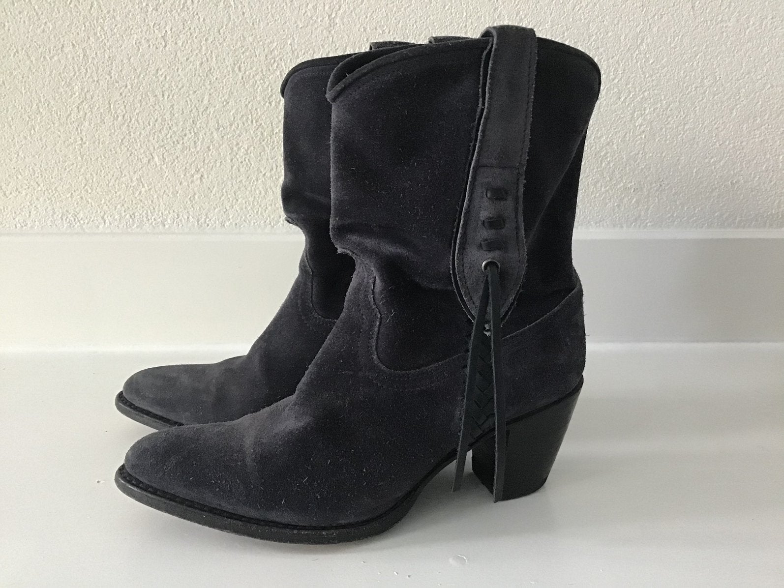 SENDRA cowboy boots western laarzen * Maat 37 * suede, Ophalen of Verzenden, Zo goed als nieuw, Bruin