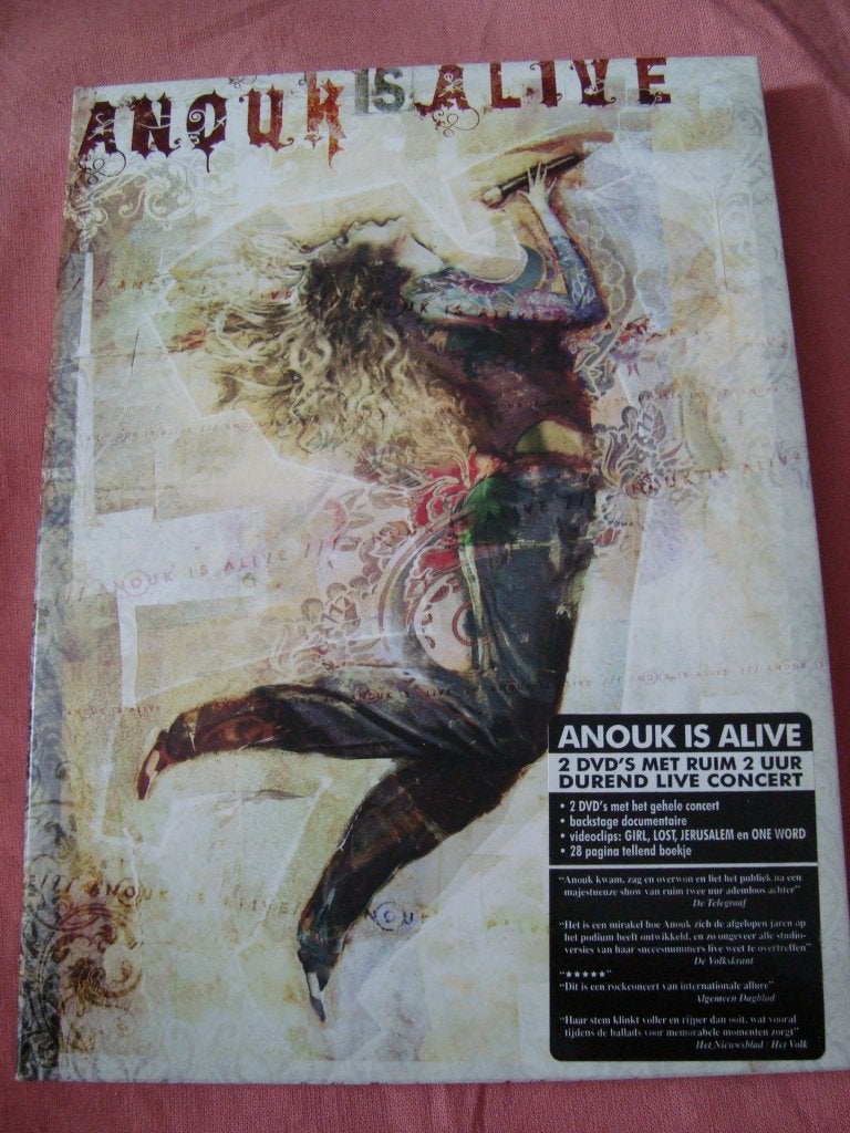 Anouk is alive dubbel dvd in box, Alle leeftijden, Ophalen of Verzenden, Zo goed als nieuw, Concert