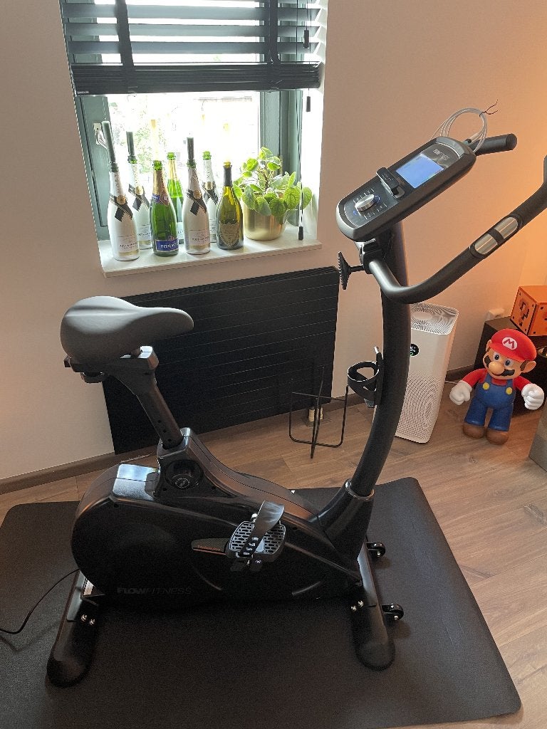 Hometrainer Flow Fitness Stelvio Pro i Ergometer, Ophalen, Overige materialen, Zo goed als nieuw, Benen