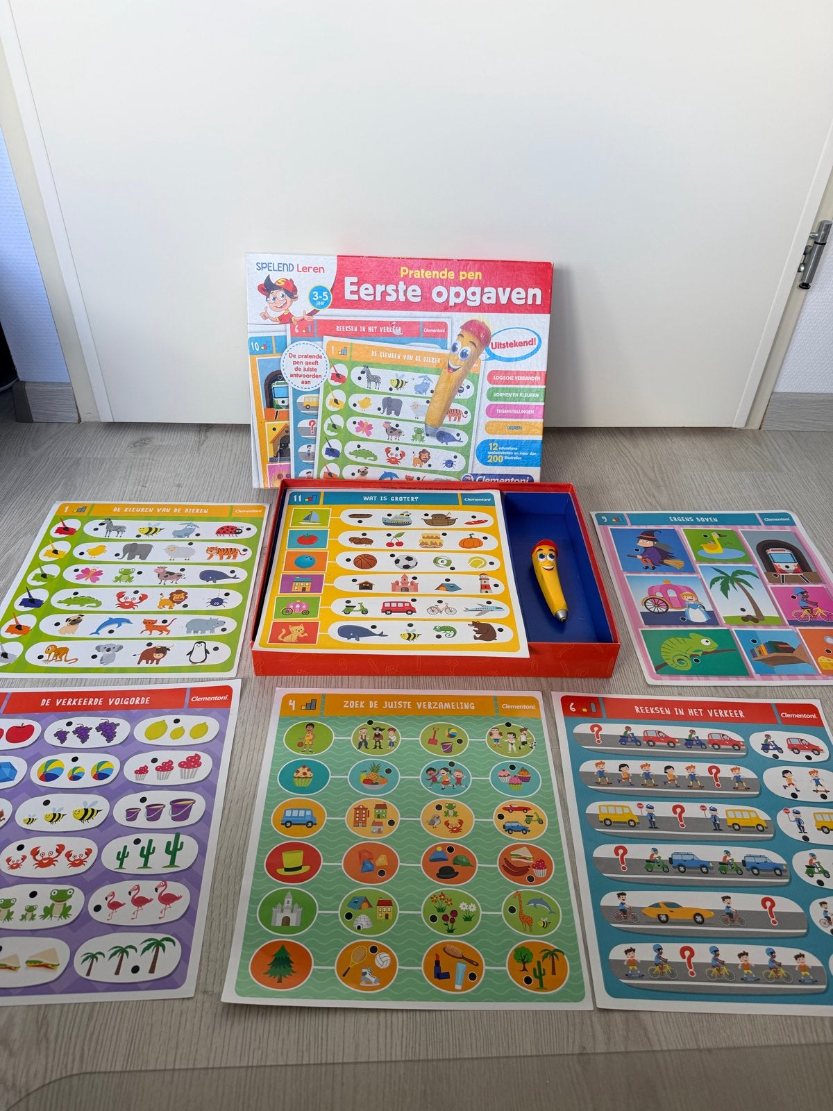 Clementoni Spelend Leren: Pratende Pen - Eerste Opgaven, Ophalen of Verzenden, Gebruikt, Taal en Lezen, Met geluid