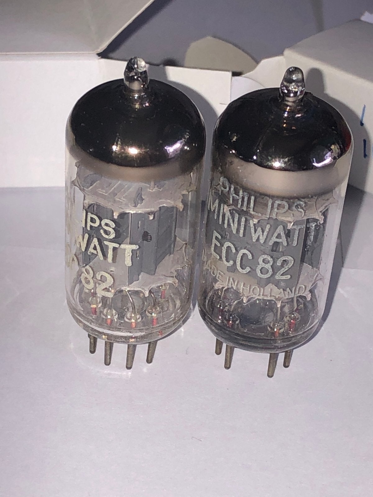 PHILIPS miniwatt ECC82 buizenpaar getest NOS op Avo163, Ophalen of Verzenden, Zo goed als nieuw