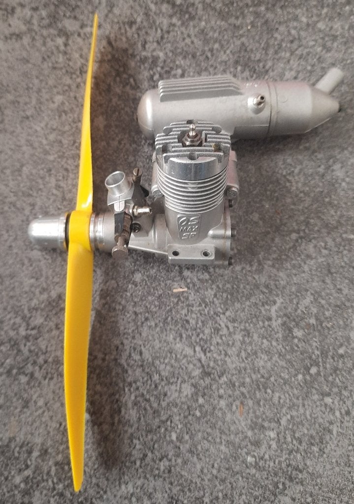 OS max .20 methanol motor, Hobby en Vrije tijd, Modelbouw | Radiografisch | Vliegtuigen, Ophalen of Verzenden, Gebruikt, Nitro