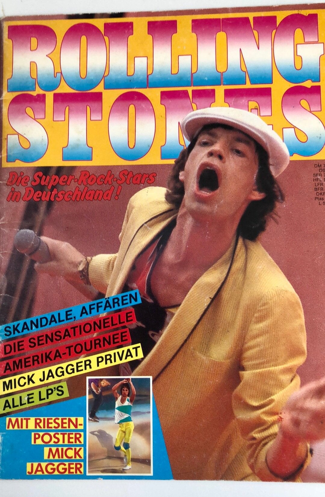 Tijdschrift (Duits) Rolling Stones 1982, Boeken, Ophalen of Verzenden, Gelezen, Muziek, Film of Tv