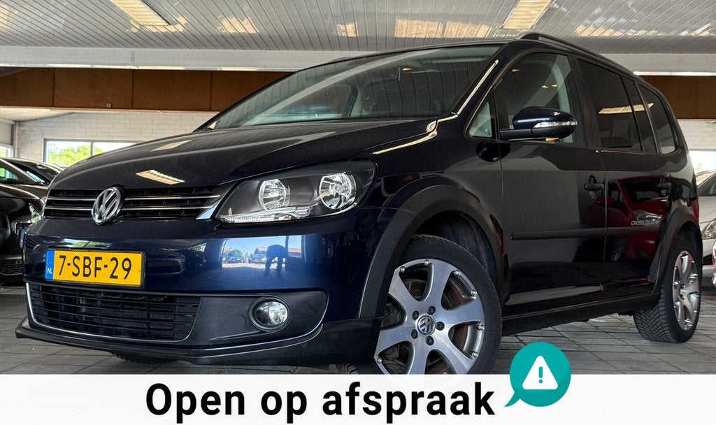 Volkswagen Touran Cross 1.4 TSI Comfortline|NAP|NweAPK|Deale, Euro 5, Stof, Zwart, 4 cilinders