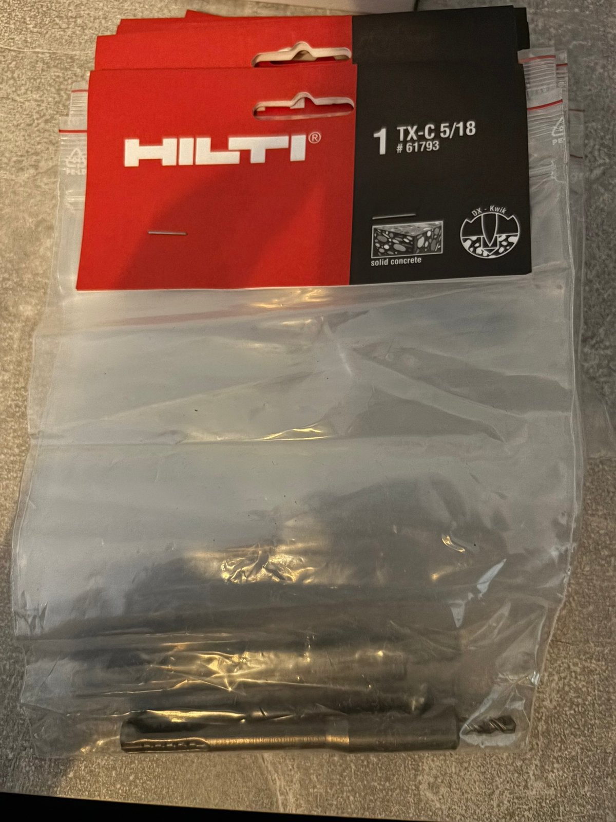 Hilti TX-C 5/18 aanslagboor 5mm – Nieuw – 7 stuks, Ophalen of Verzenden, Zo goed als nieuw