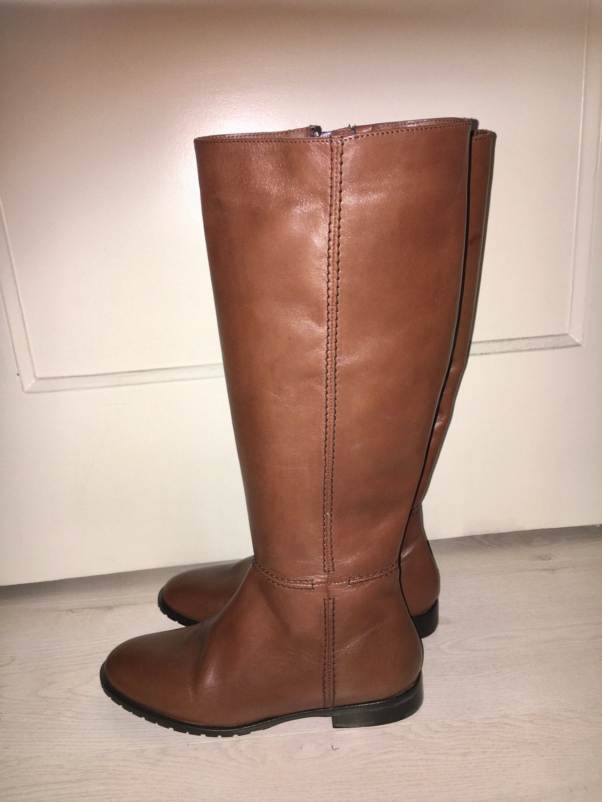 Nieuwe leren laarzen, Kleding | Dames, Schoenen, Hoge laarzen, Bruin, Nieuw, Davos Gomma