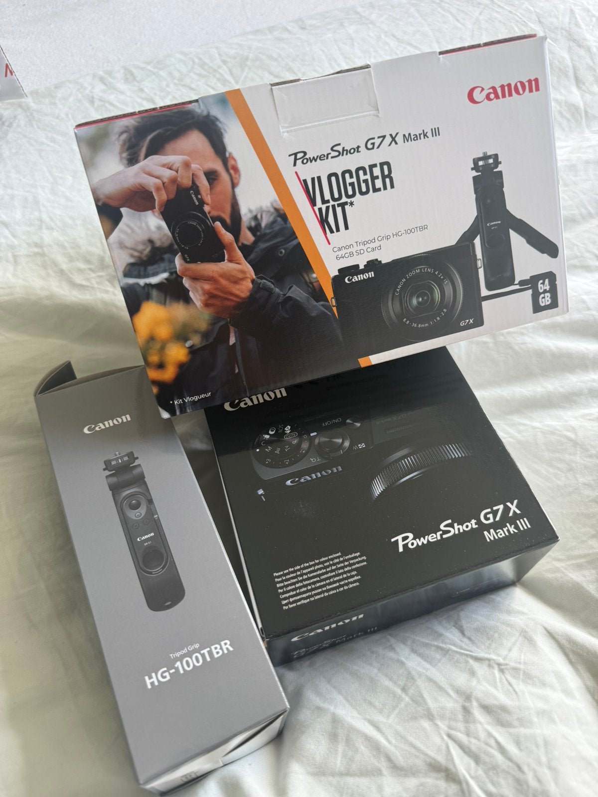 Canon powershot G7X mark iii incl. Vlogkit