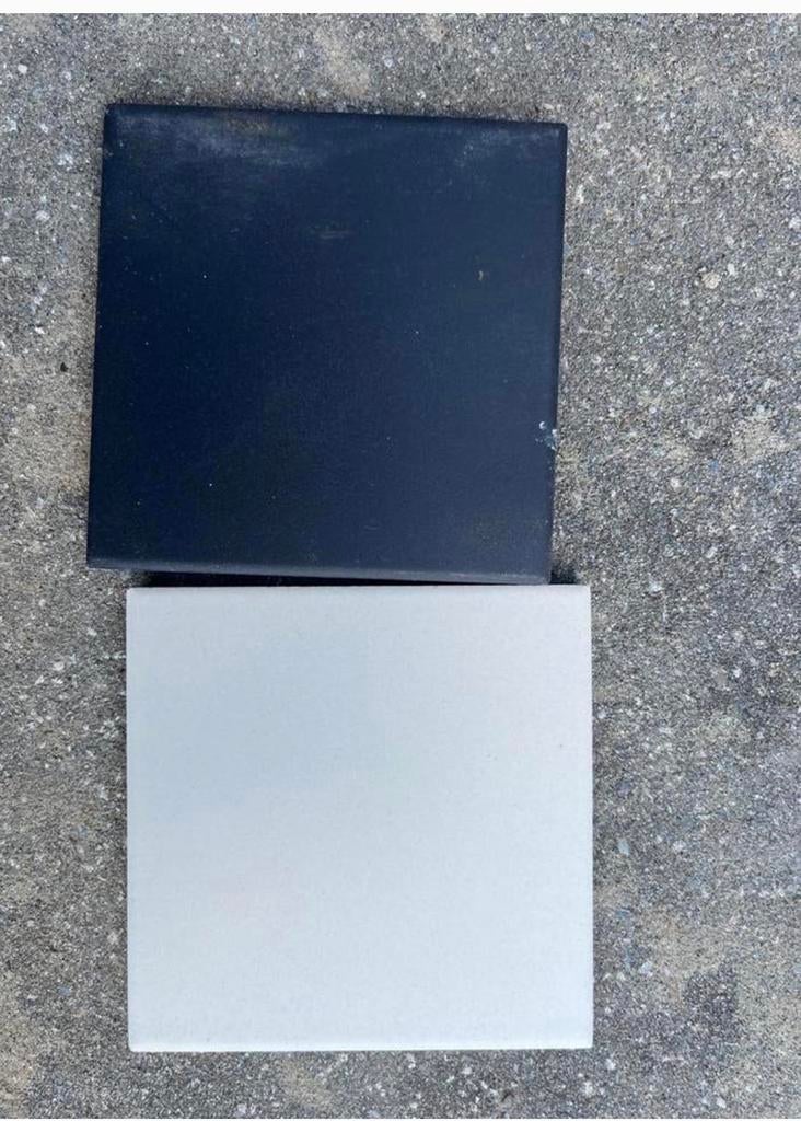 Nieuwe zwart-witte tegels (keramiek), Doe-het-zelf en Verbouw, Tegels, Ophalen, Keramiek, Nieuw, Minder dan 20 cm