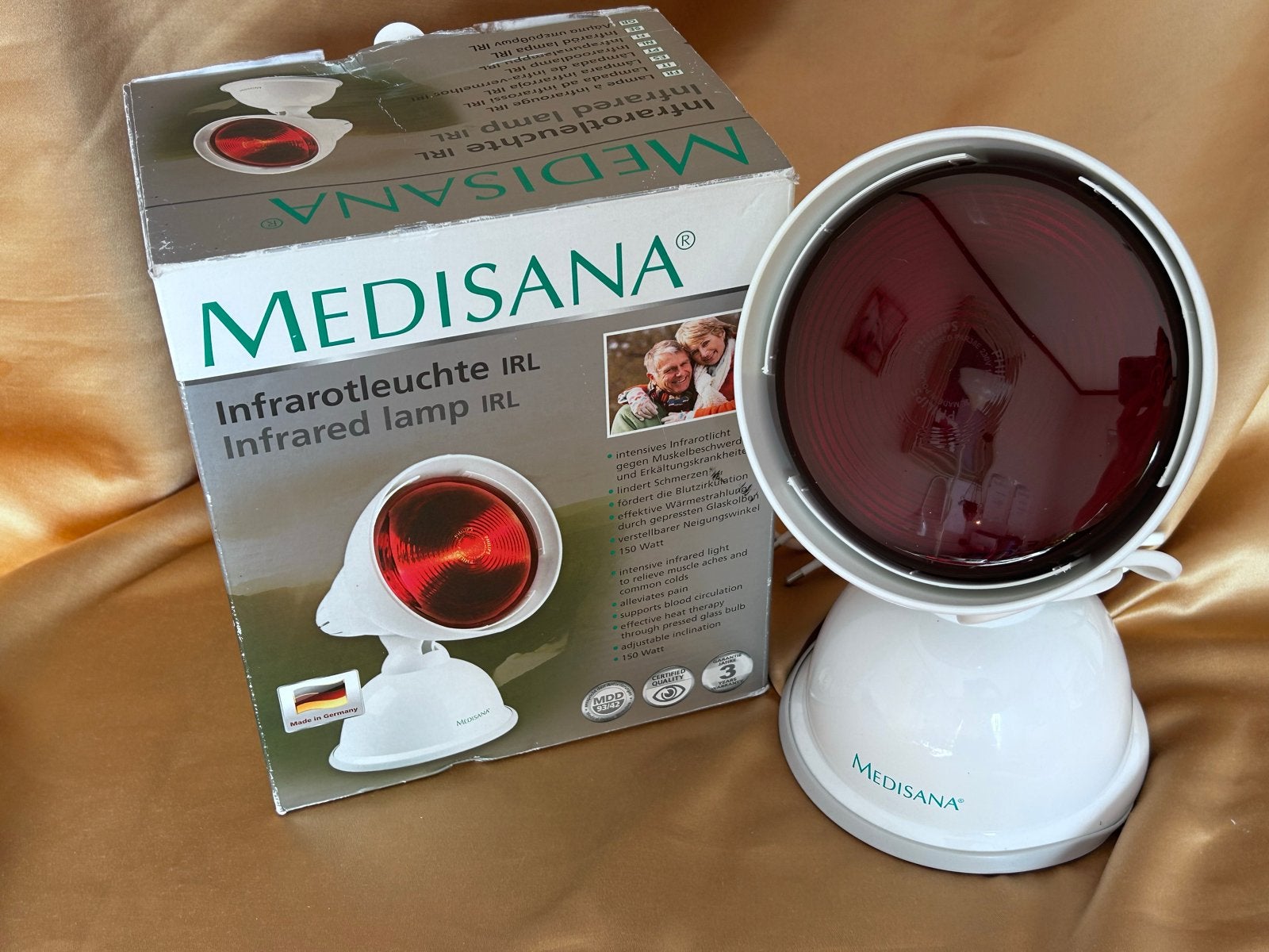 Medisana Infraroodlamp IRL - 150W Infrarood Leuchte, Witgoed en Apparatuur, Ophalen of Verzenden, Zo goed als nieuw, Overige typen