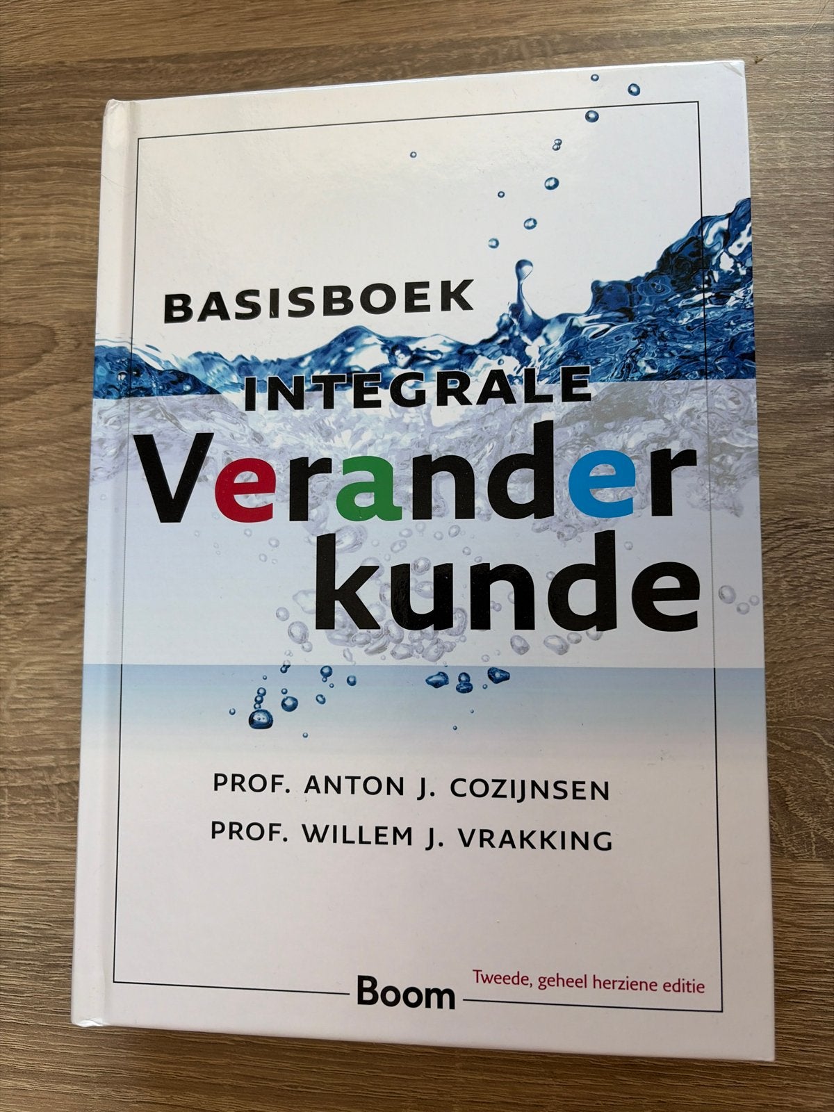 Basisboek Integrale Veranderkunde - Prof. Cozijnsen, Ophalen of Verzenden, Gamma, Nieuw, HBO