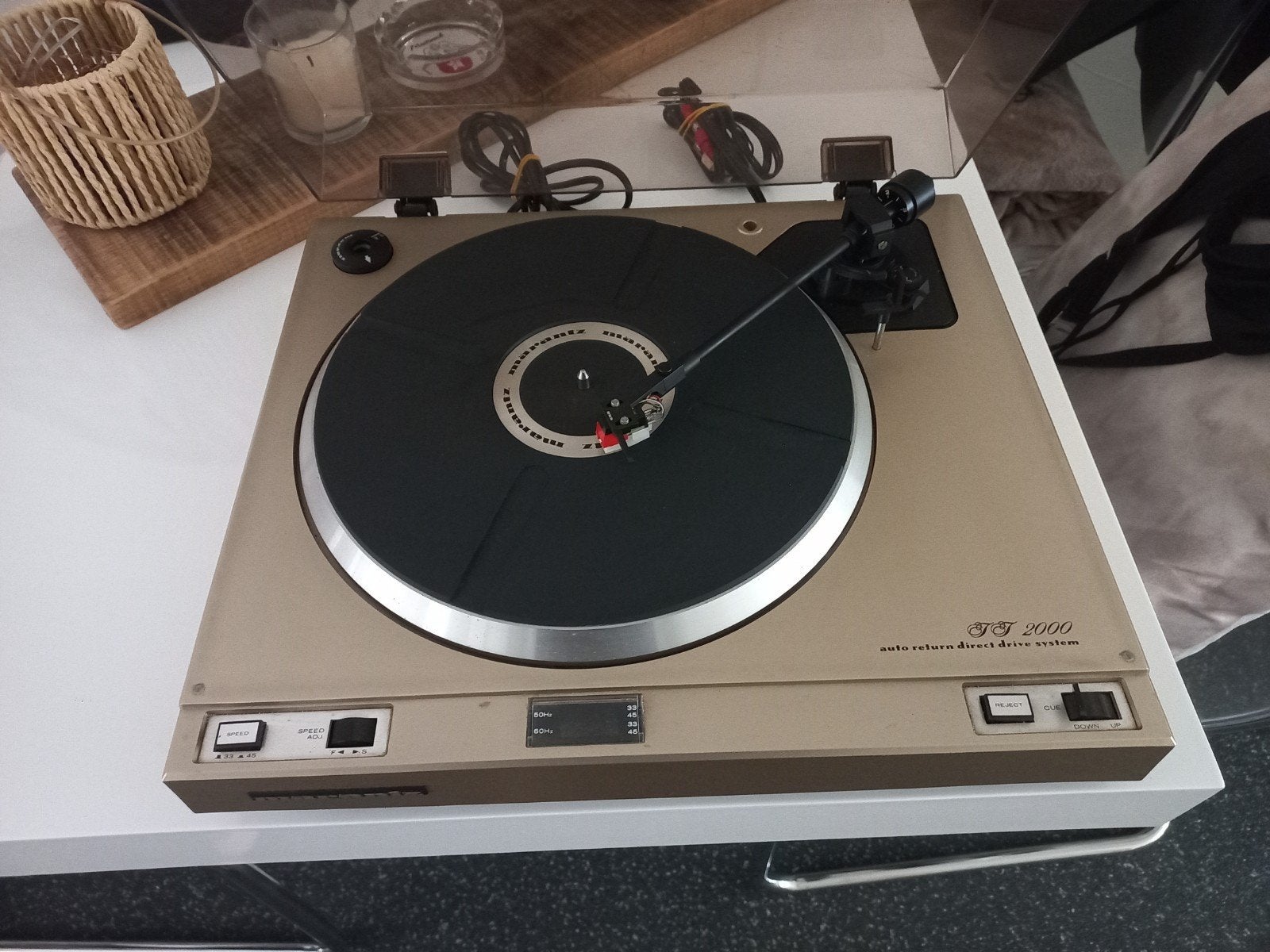 Marantz TT2000 Direct Drive Platenspeler, Ophalen, Gebruikt, Platenspeler, Overige merken