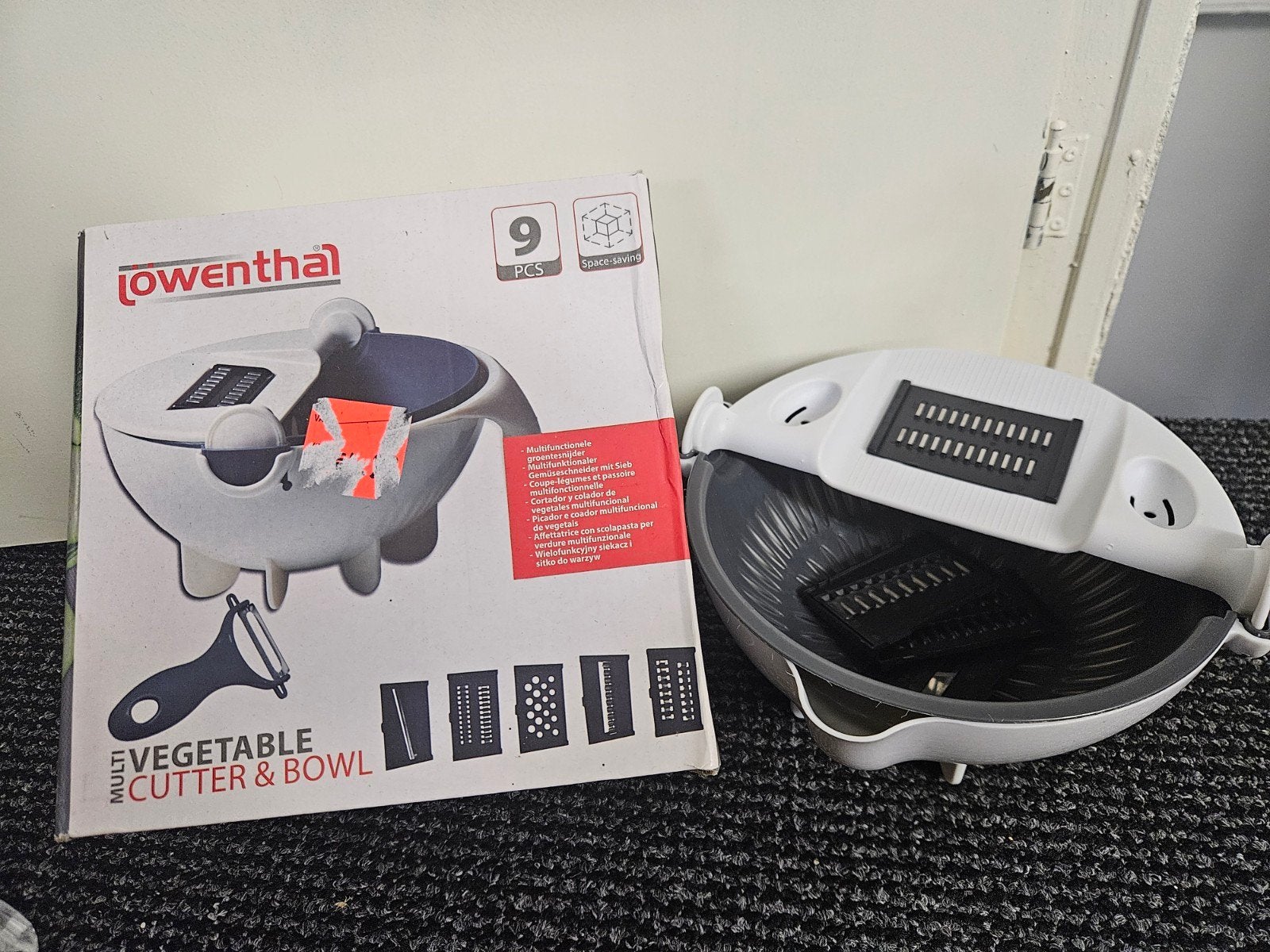 Lowenthal Multifunctionele Groentesnijder en Vergiet, Overige typen, Kunststof, Nieuw, Ophalen of Verzenden