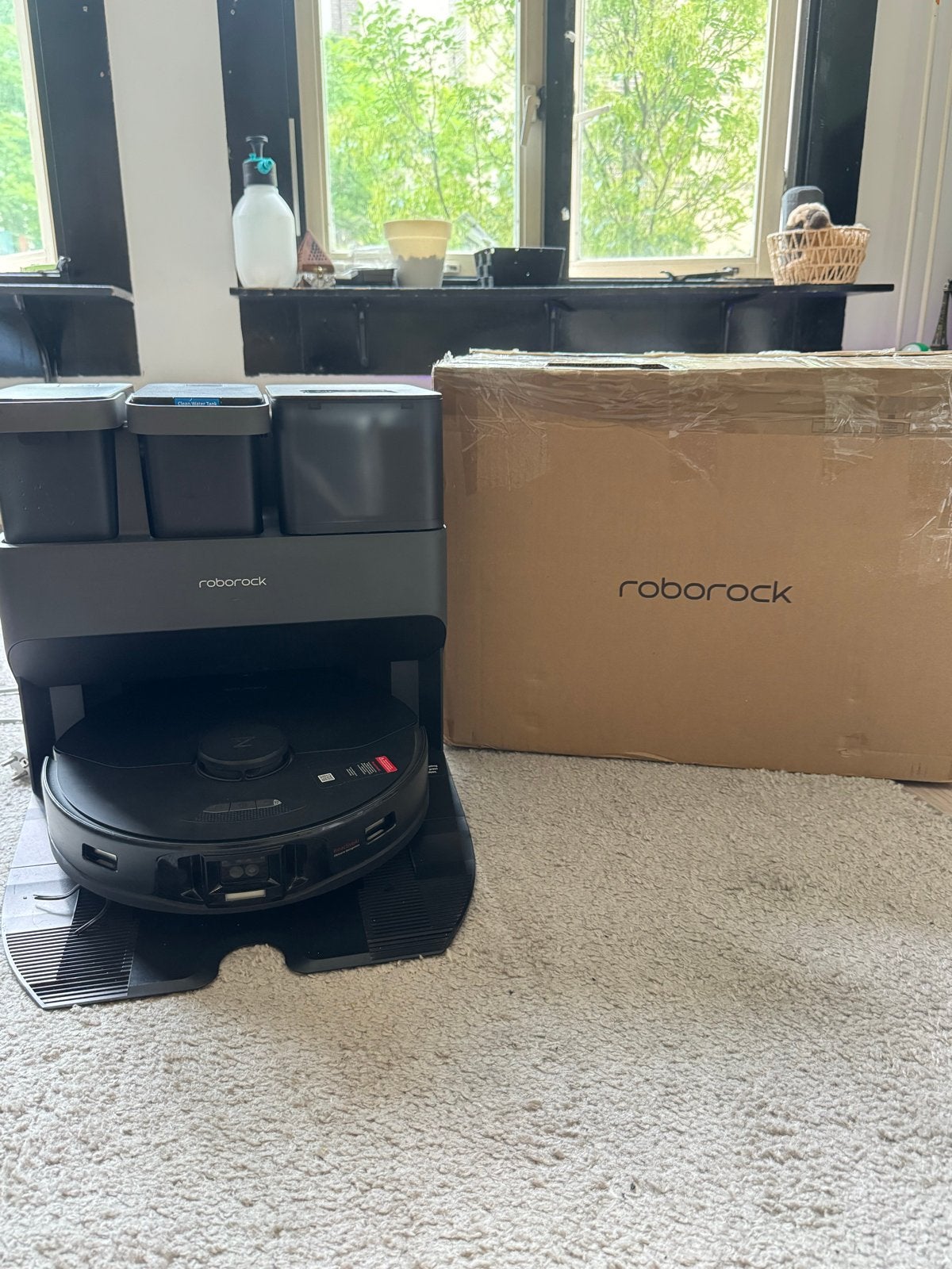 Roborock S7 MaxV Ultra Robotstofzuiger met Leegstation, Overige merken, Gebruikt, Beijing Roborock Technology Co., Ltd., Automatisch legen