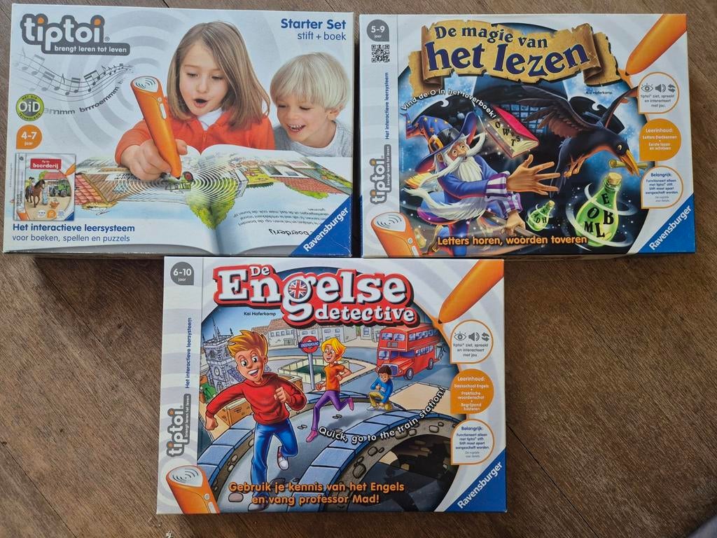 Tiptoi spellen incl startset met stift, Kinderen en Baby's, Speelgoed | Educatief en Creatief, Ophalen of Verzenden