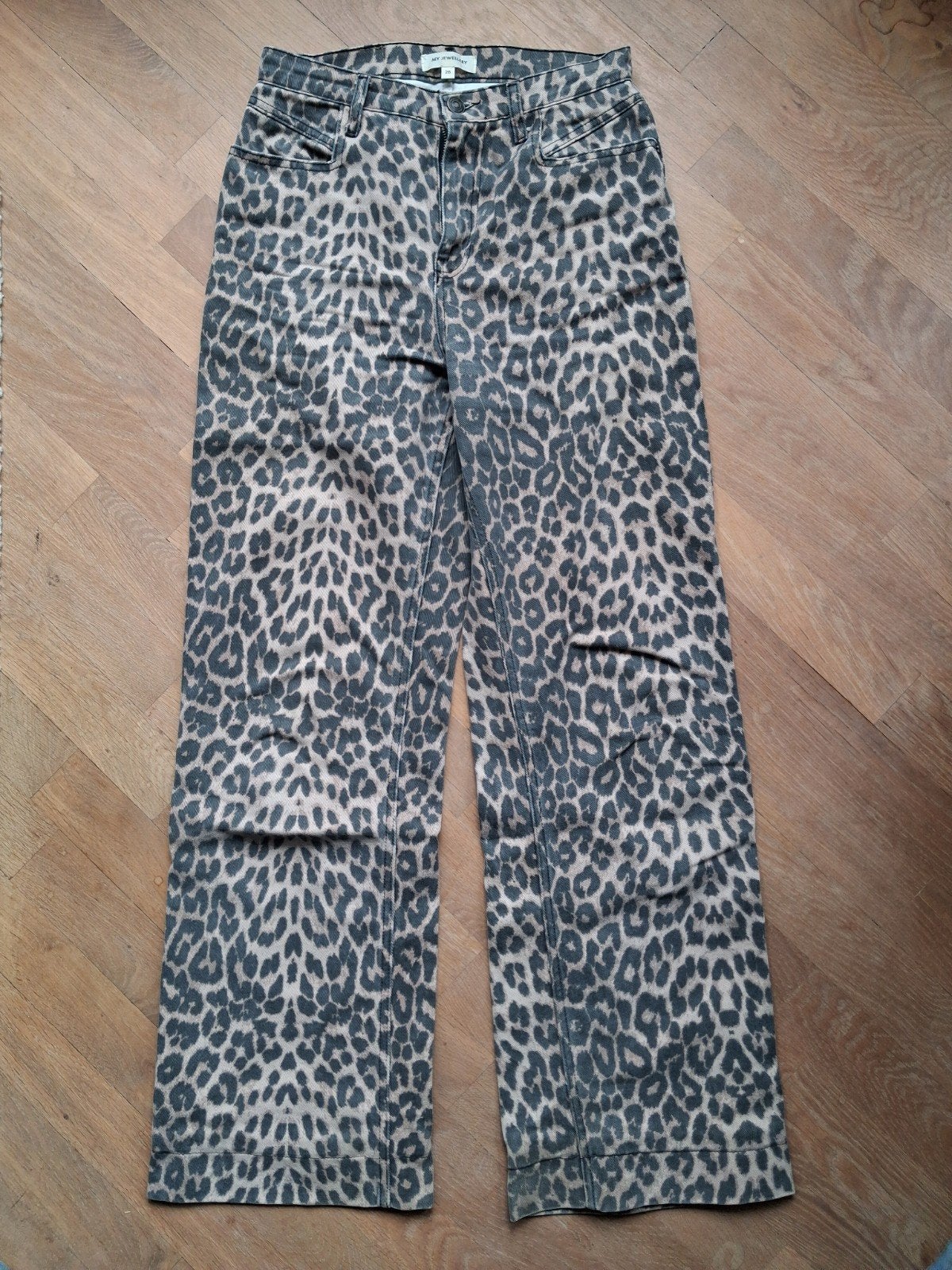 My Jewellery Luipaardprint Jeans Maat 26, Ophalen, My Jewellery, Meerkleurig, Zo goed als nieuw