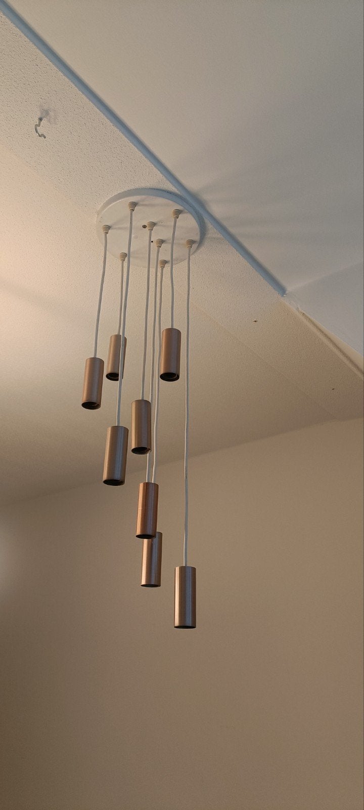 Raak Amsterdam hanglamp met 8 lichtpunten, Huis en Inrichting, Lampen | Hanglampen, Gebruikt, Modern, Design, Vintage, Overige fittingen