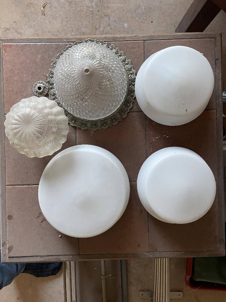 Lampenkappen, Huis en Inrichting, Lampen | Lampenkappen, Ophalen, Gebruikt, Rond, Minder dan 25 cm