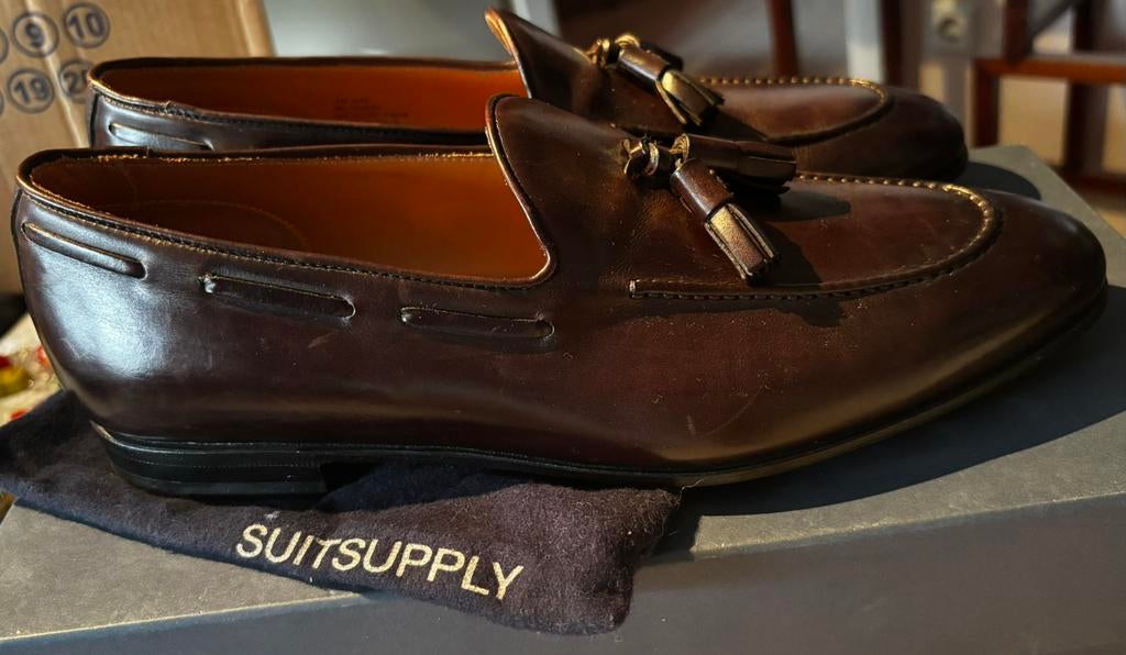 Suitsupply schoenen, Loafers, Bruin, Nieuw, Ophalen of Verzenden