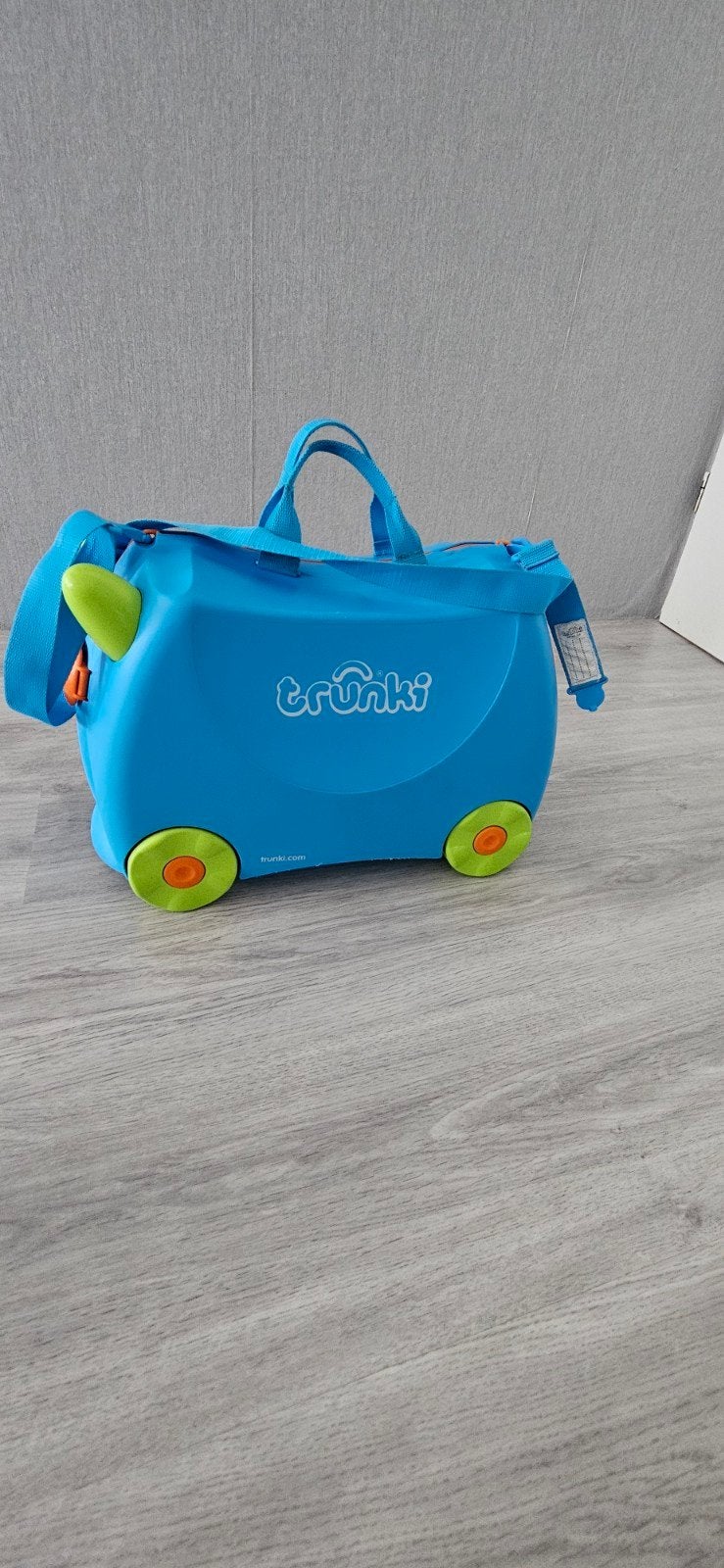 Trunki kinder koffer blauw - Gebruikt maar in goede staat, 40 tot 60 cm, Gebruikt, 20 tot 30 cm, Blauw