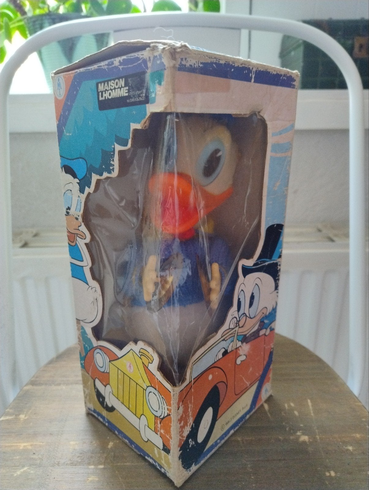 Vintage Donald Duck met cimbalen - Made in Spain, Ophalen of Verzenden, Gebruikt