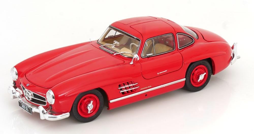 Mercedes-Benz 300 SL (W198) "Gullwing" 1954-1957 Rood 1-18 S, Overige merken, Schuco, Tschuiten@hotmail.com, Duitsland