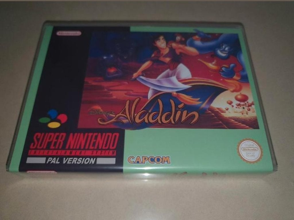 Aladdin SNES Game Case (2), Avontuur en Actie, Verzenden, 1 speler, Zo goed als nieuw