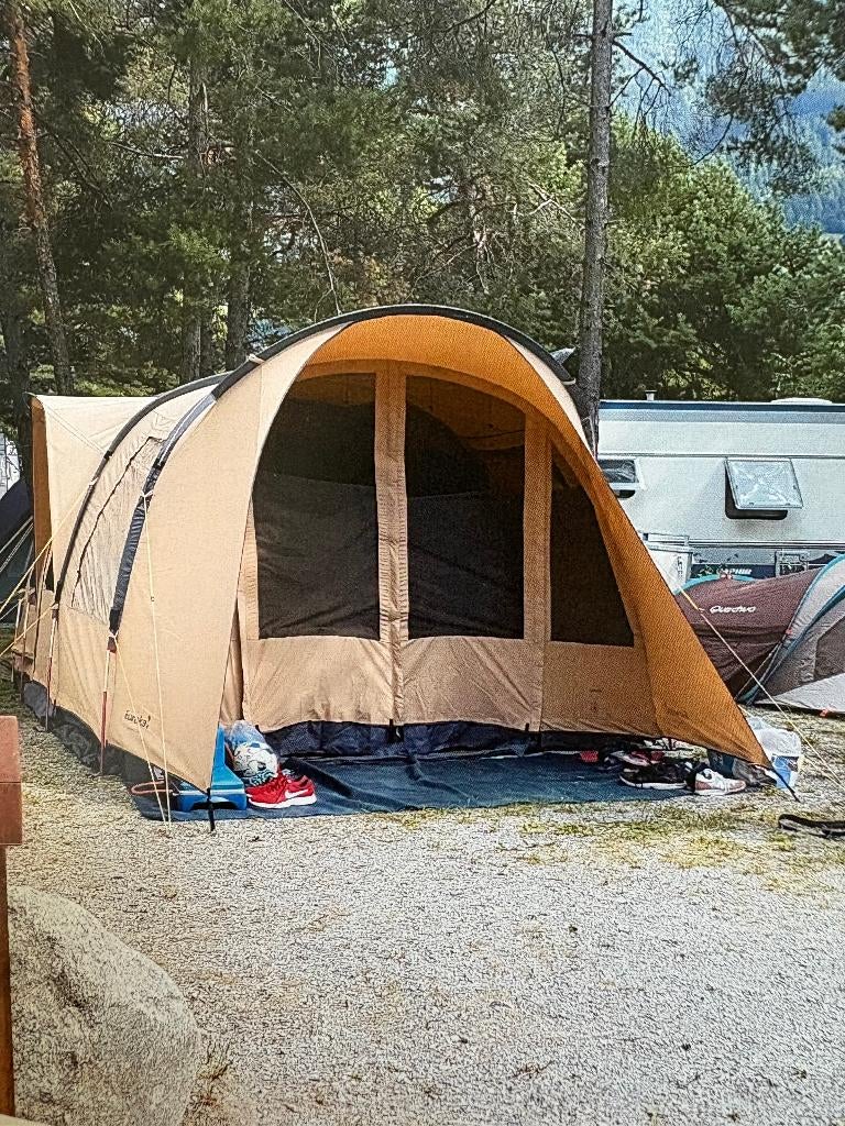 familietent, Caravans en Kamperen, Ophalen, Gebruikt, Tot en met 4