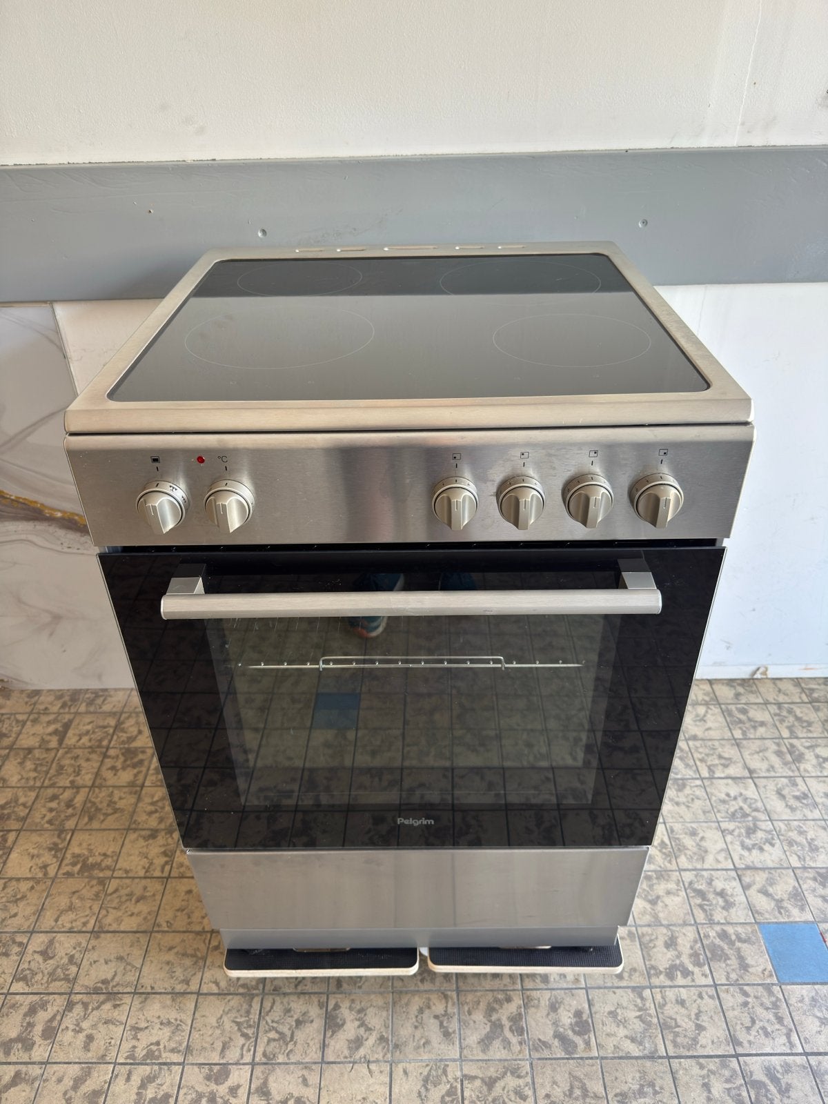Pelgrim RVS Inductie Fornuis 60x90cm - Zo goed als nieuw, Witgoed en Apparatuur, 60 cm of meer, Ophalen of Verzenden, Zo goed als nieuw