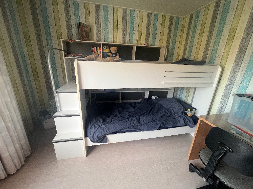 Stapelbed met veel opbergruimte, Ophalen, Gebruikt, Stapelbed