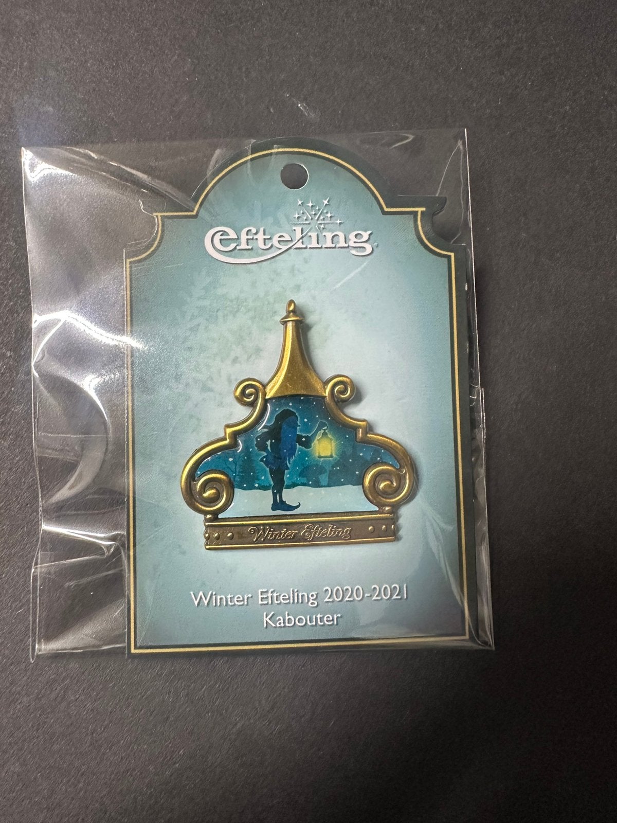 Efteling pin winter 2020-2021, Ophalen of Verzenden, Zo goed als nieuw, Button of Speldje