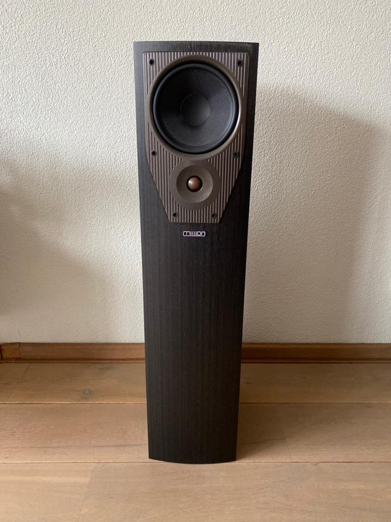 Mission m73 speakers, Audio, Tv en Foto, Luidsprekers, Zo goed als nieuw, 60 tot 120 watt, Front, Rear of Stereo speakers, Ophalen